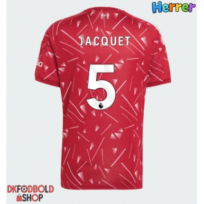 Liverpool Jeremy Jacquet #5 Hjemmebanetrøje 2026-27 Kort ærmer Liverpool Jeremy Jacquet #5 Hjemmebanetrøje 2026-27 Kort ærmer